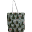 Christmas Trees Pattern Full Print Rope Handle Tote (Large) View2