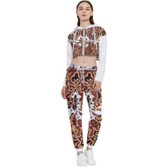 Im Fourth Dimension Colour 72 Cropped Zip Up Lounge Set by imanmulyana