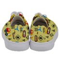 Seamless pattern vector industrial vehicle cartoon Kids  Low Top Canvas Sneakers View4