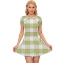 Green tea plaids - Green white Women s Sports Wear Set View1