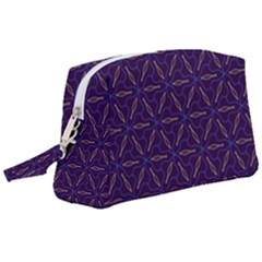 Background Pattern Texture Purple Wristlet Pouch Bag (large)