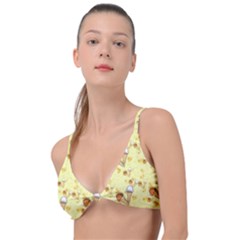 Ice Cream Cone Dessert Knot Up Bikini Top