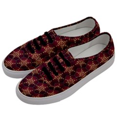 Background Pattern Icon Design Men s Classic Low Top Sneakers by Ravend