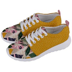 Floral Plants Jungle Polka 1 Men s Lightweight Sports Shoes by flowerland