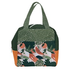 Tropical Polka Plants 2 Boxy Hand Bag by flowerland