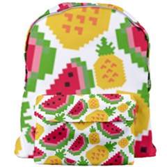 Watermelon Pattern Fruit Summer Giant Full Print Backpack by Wegoenart