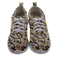 Abstract Pattern Freestyle Painting Women Athletic Shoes by Wegoenart