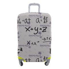 Pattern Wallpaper Math Formula Albert Einstein Luggage Cover (small) by danenraven