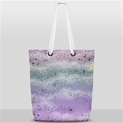 Bird Art Design Pattern Butterfly Full Print Rope Handle Tote (small) by Wegoenart