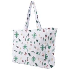 Christmass Theme Simple Shoulder Bag by artworkshop