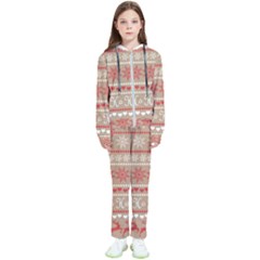 Christmas-pattern-background Kids  Tracksuit