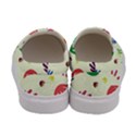 Doodle Squiggles Colorful Pattern Women s Canvas Slip Ons View4