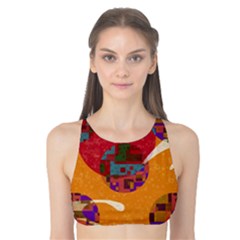 Abstract Backgroundgraphic Wallpaper Tank Bikini Top by Ravend