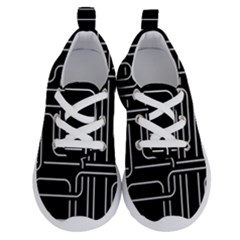 Illustration Circuit Cpu Pcb Electronic Wires Running Shoes by Wegoenart