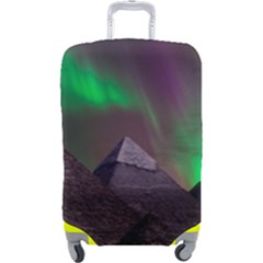 Fantasy Pyramid Mystic Space Luggage Cover (large) by Wegoenart