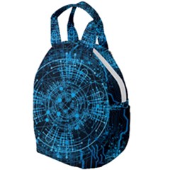 Network Circuit Board Trace Travel Backpacks by Ravend