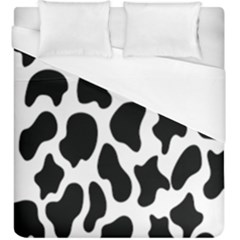 Cow Black And White Spots Duvet Cover (king Size)