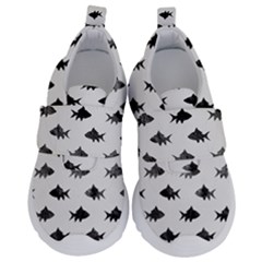 Cute Small Sharks  Kids  Velcro No Lace Shoes by ConteMonfrey