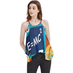 Natural Science Physics Laboratory Formula Flowy Camisole Tank Top