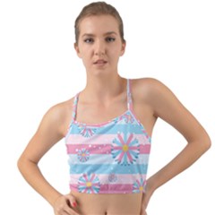 Flowers-023 Mini Tank Bikini Top