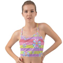 Flowers-024 Mini Tank Bikini Top