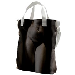 Three Graces Sculpture Detail Canvas Messenger Bag by dflcprintsclothing