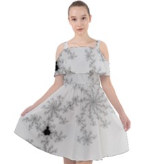 Mandelbrot Apple Males Mathematics Cut Out Shoulders Chiffon Dress by Jancukart