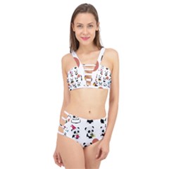 Playing-pandas-cartoons Cage Up Bikini Set by Jancukart