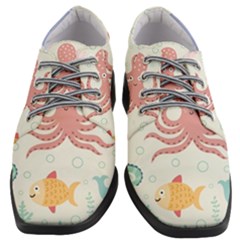 Underwater-seamless-pattern-light-background-funny Women Heeled Oxford Shoes by Jancukart