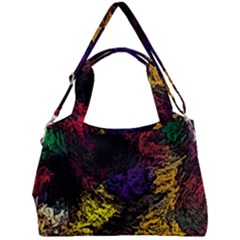 Abstract Painting Colorful Double Compartment Shoulder Bag by Wegoenart