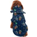 Monster Alien Pattern Seamless Background Dog Coat View2