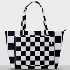 Chess Board Background Design Back Pocket Shoulder Bag  by Wegoenart