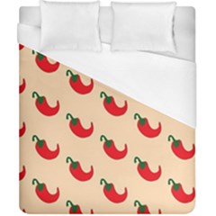 Small Mini Peppers Pink Duvet Cover (california King Size) by ConteMonfrey