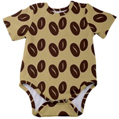 Coffee Beans Baby Short Sleeve Onesie Bodysuit by ConteMonfrey