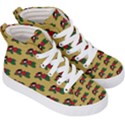 Guarana Fruit Brown Kids  Hi-Top Skate Sneakers View3