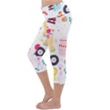 Its Time To Celebrate Lightweight Velour Capri Yoga Leggings View2