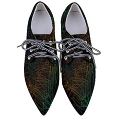 Background Pattern Texture Design Pointed Oxford Shoes by Ravend