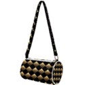 Golden Chess Board Background Mini Cylinder Bag View1