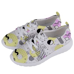 Graphic-design-geometric-background Women s Lightweight Sports Shoes by Wegoenart