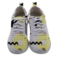 Graphic-design-geometric-background Women Athletic Shoes by Wegoenart