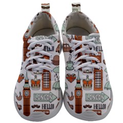 Seamless-pattern-with-london-elements-landmarks Mens Athletic Shoes by Wegoenart