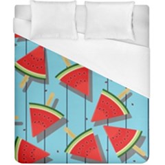 Blue Watermelon Popsicle  Duvet Cover (california King Size) by ConteMonfrey