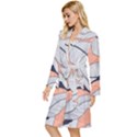 Floral-seamless-pattern-with-leaves-tropical-background Long Sleeve Velour Robe View2