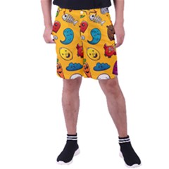 Graffiti Characters Seamless Ornament Men s Pocket Shorts by Wegoenart