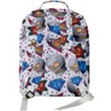 Full Color Flash Tattoo Patterns Double Compartment Backpack View3