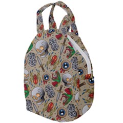 Tattoo Pattern Travel Backpacks by Wegoenart