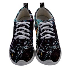 Abstract Colorful Texture Women Athletic Shoes by Wegoenart