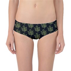 Autumn Leaves Black Classic Bikini Bottoms by ConteMonfrey