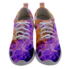 Conceptual Abstract Painting Acrylic Women Athletic Shoes by Ravend