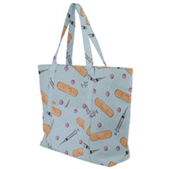 Medicine Items Zip Up Canvas Bag by SychEva